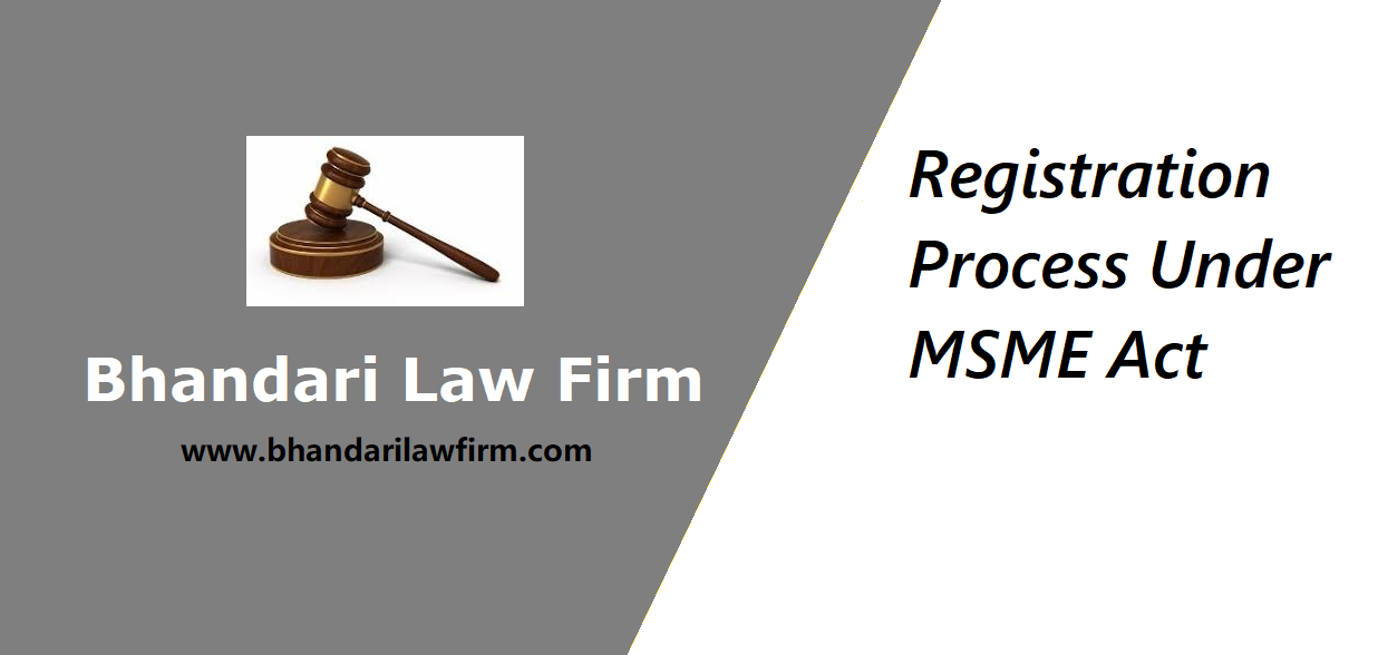 Registration Process Under MSME Act